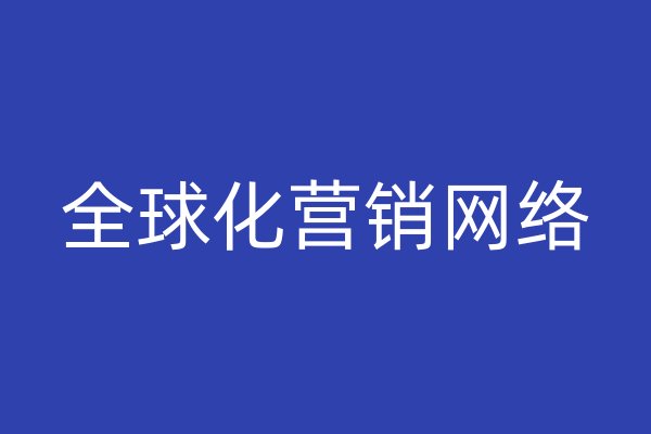 全球化营销网络